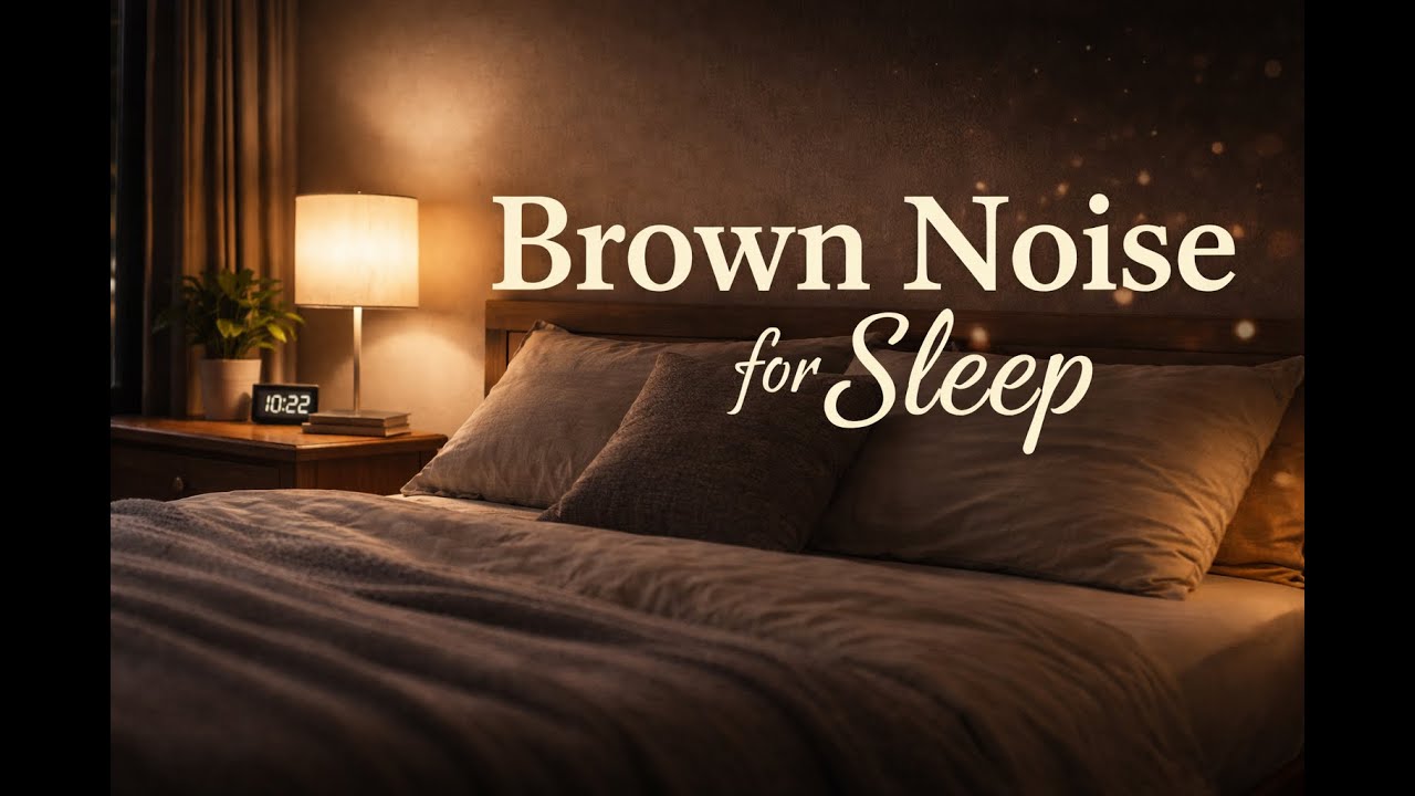 Brown Noise for Sleep (2 Hours) | Deep, Steady Background Sound