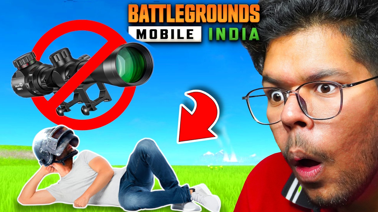 BGMI NO SCOPE CHALLENGE