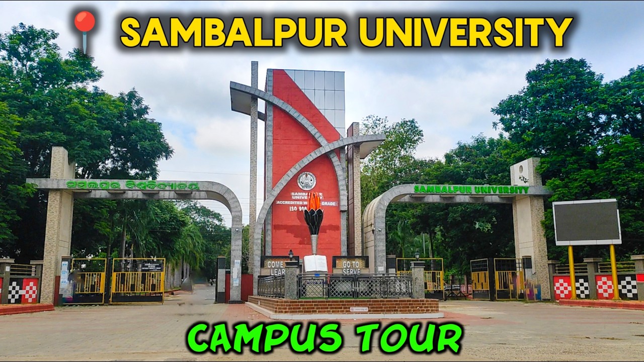 Sambalpur University Campus Tour🌳✨ | SUIIT College 2025 |  Sambalpur University campus!