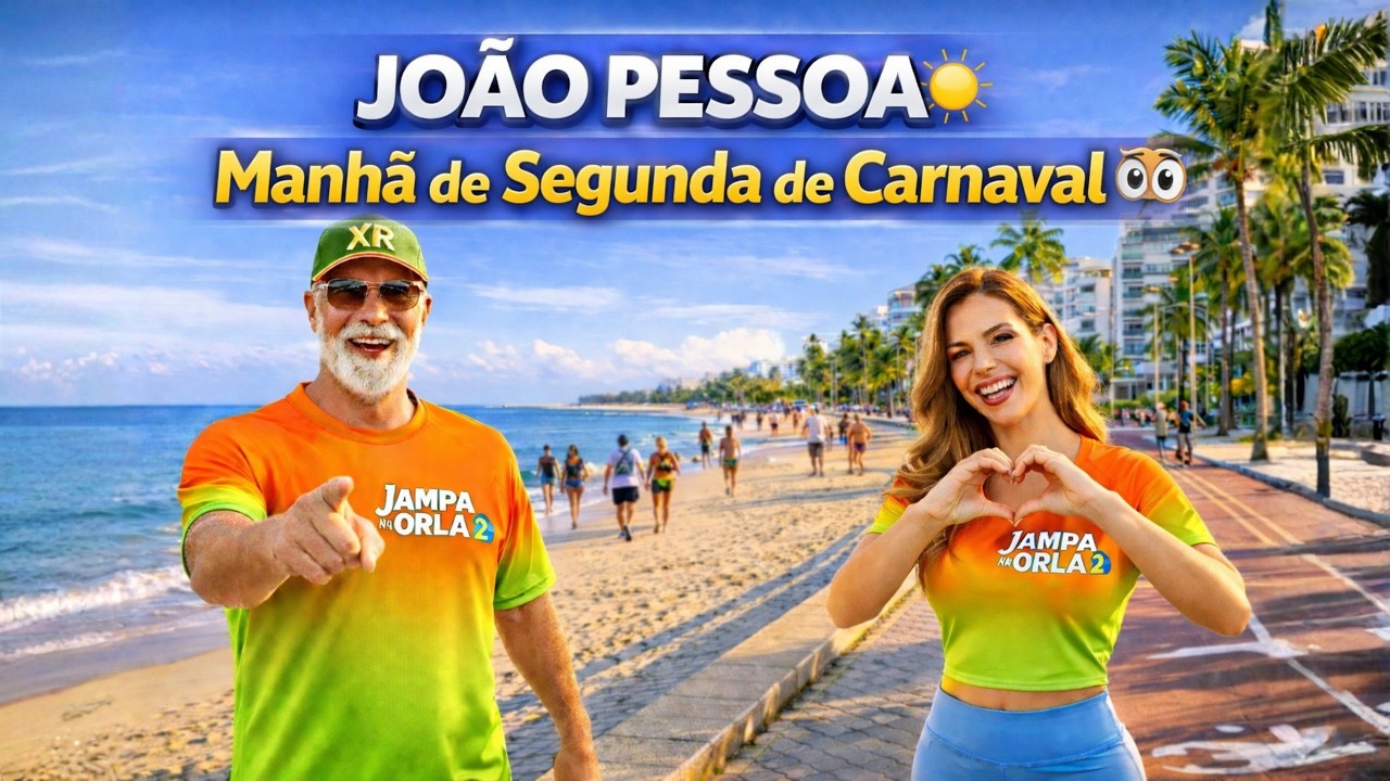 👉 JOÃO PESSOA 🔥 | Orla na Segunda de Carnaval 👀