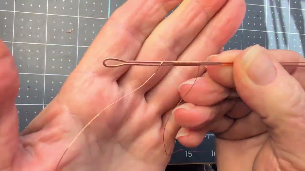 Learn how to wrap a thin stone with one wire.