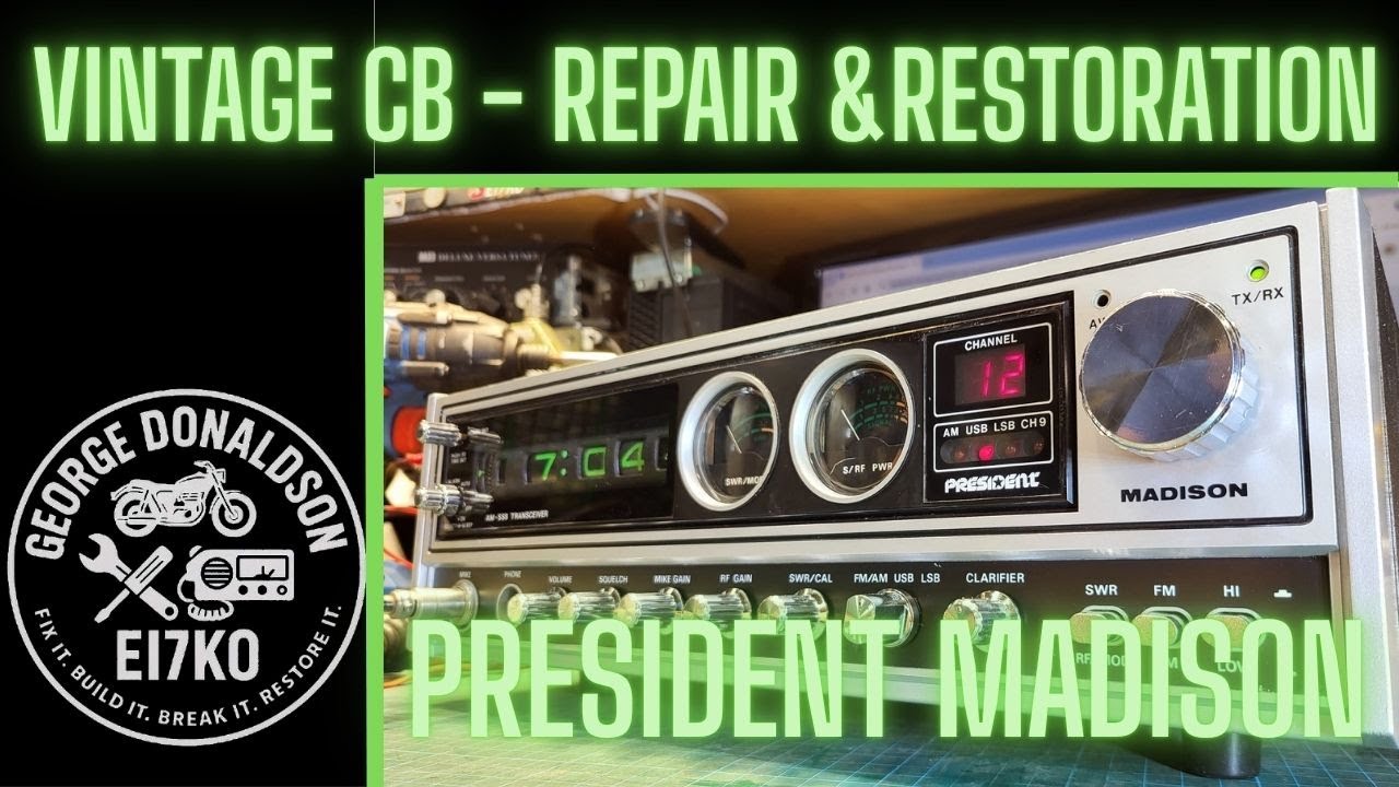 President Madison CB Radio Restoration | Classic Base Station Revived