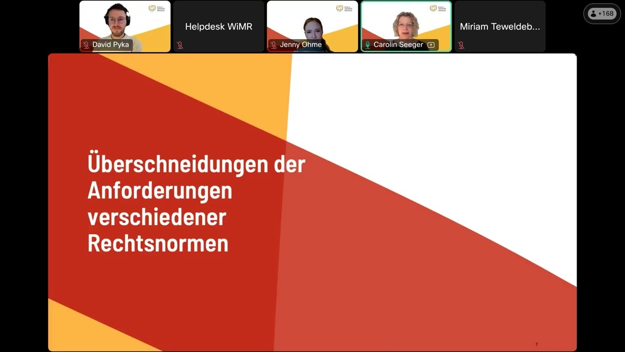 Online-Seminar: Regulatorische Entwicklungen und der integrierte Ansatz