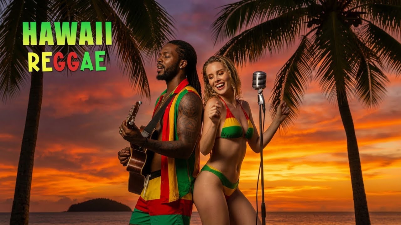 🌊 Aloha Island Reggae Chill – Relaxing Hawaiian Music for Study & Focus 🌴