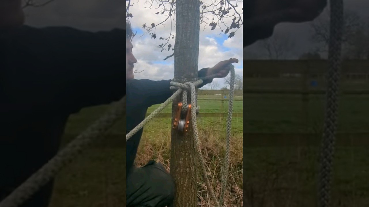 How to tie a Cow Hitch Rigging knot