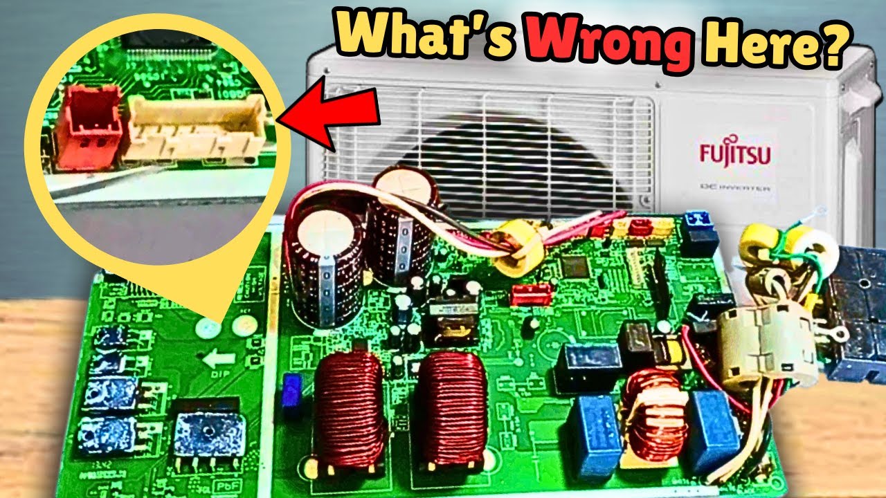 Fujitsu Mini Split AC Circuit &ndash; Find & Fix Hidden Power Faults!