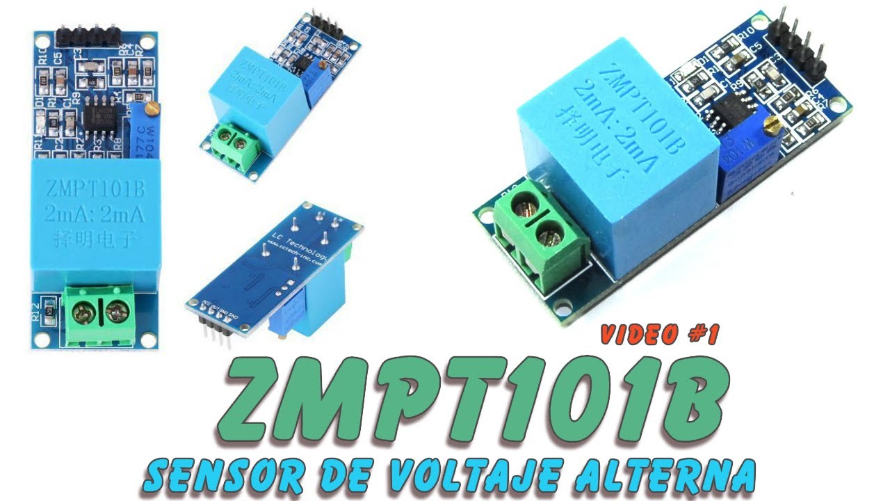 ZMPT101B Sensor de tension alterna (1/2) : Caracristicas y forma de onda de salida.