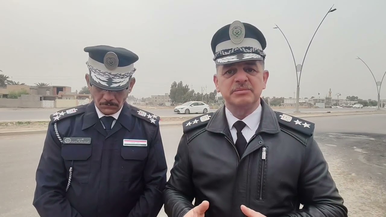 حادث سير مؤلم لاحد منتسبي مديريتنا اثناء تأدية الواجب في المفارز المرورية 