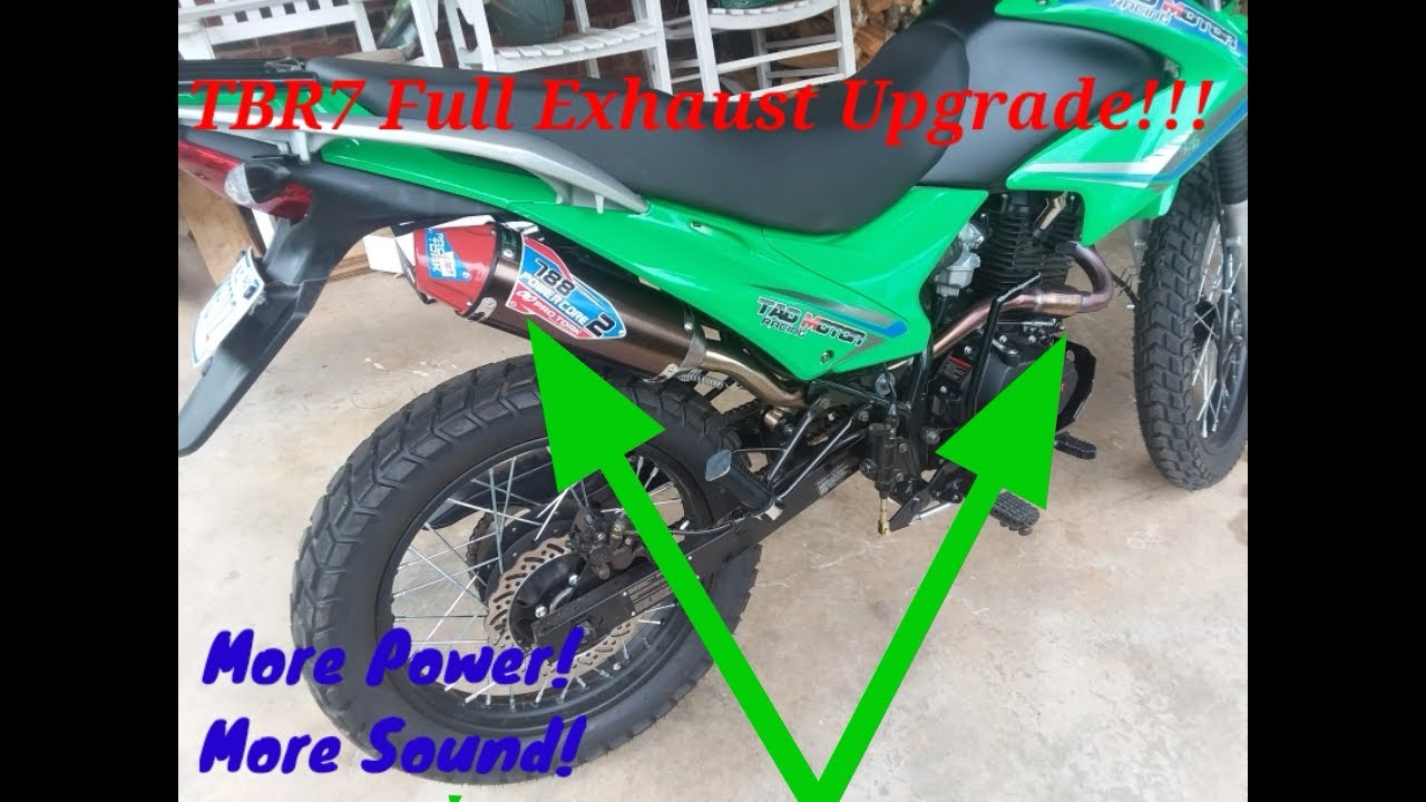 Tao Tao TBR7 Full Exhaust! First Impressions