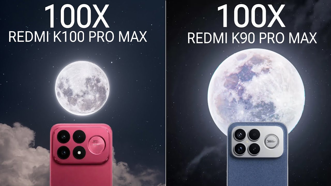 Redmi K100 Pro Max Vs Redmi K90 Pro Max Live Camera Zoom Test Comparison 