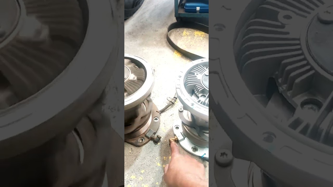 TROCANDO  EMBREAGEM VISCOSA DO IVECO.