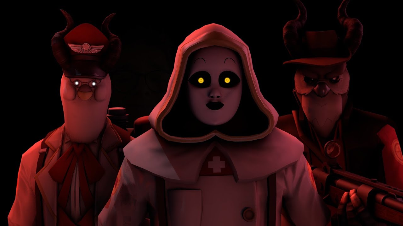  ВСЕ МОНСТРЫ ИЗ Don't join team red [TF2 horror]