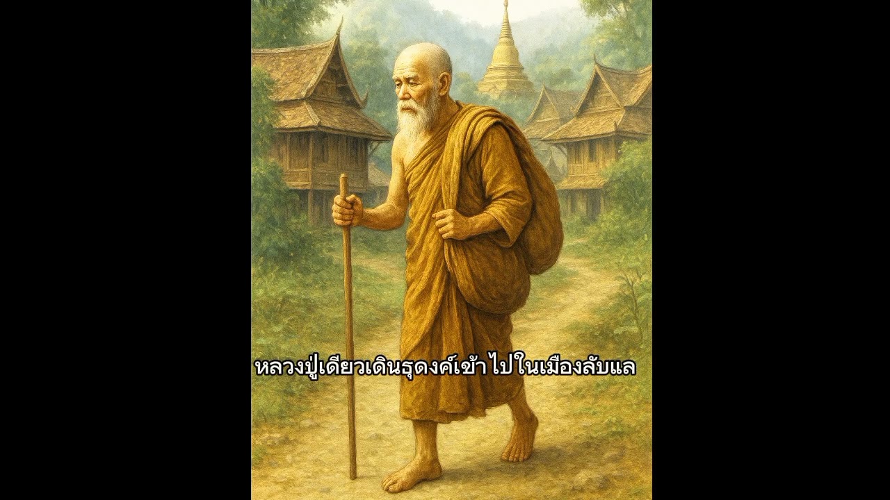 หลวงปู่เดียวเดินธุดงค์เข้าไปในเมืองลับแล