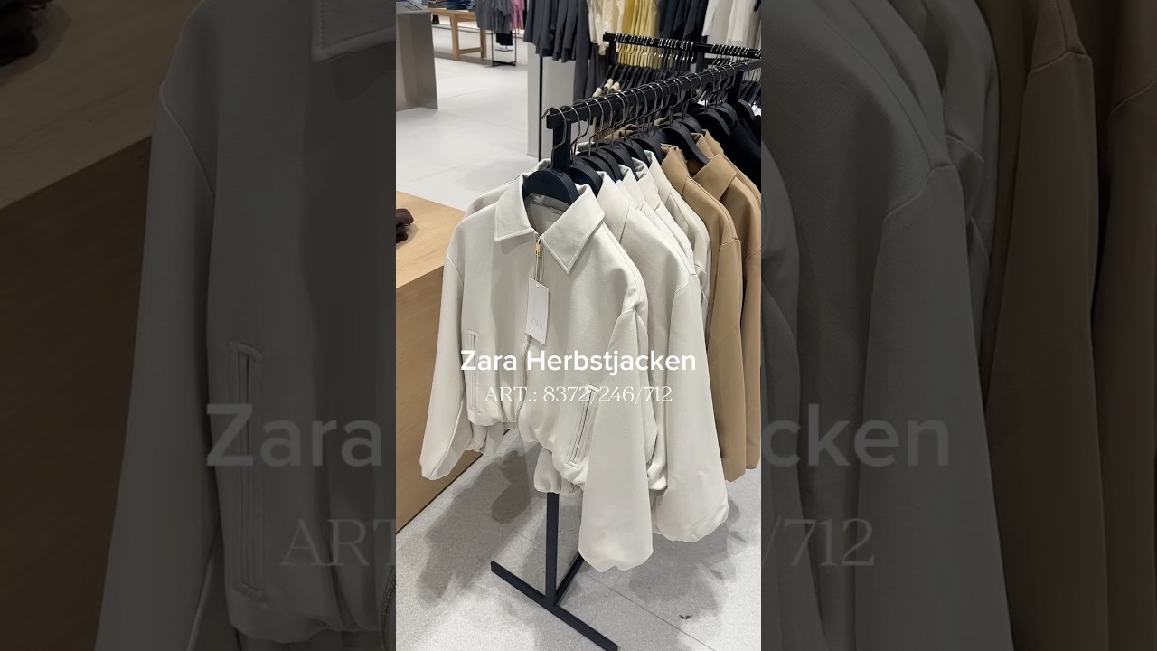 Aktuelle Herbstjacken bei Zara mit Artikelnummern 🤎🍂 #zara #zarawoman #fallfashion #herbstmode