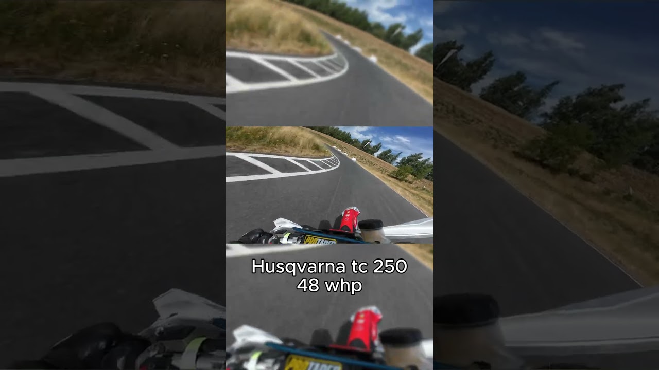 Supermoto lap at lichtenberg 250cc #motocross #supermoto #husqvarna #ktm #250cc #dirtbike