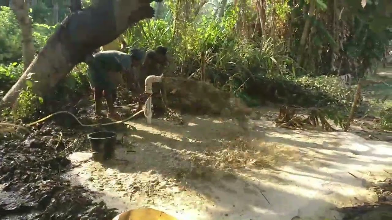 Manual Drilling In India using the Patents for Humanity Award winning drill.