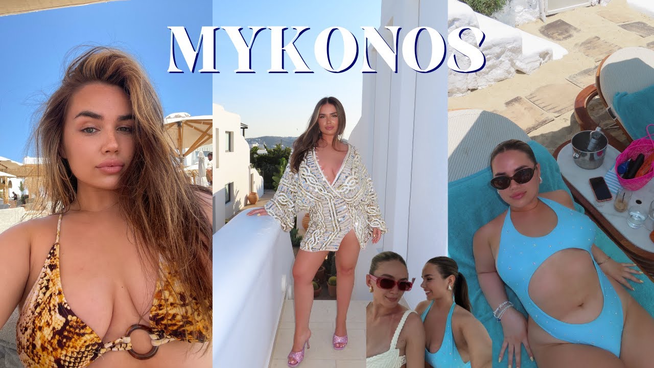 TRIO TAKE MYKONOS!! | VLOG ONE