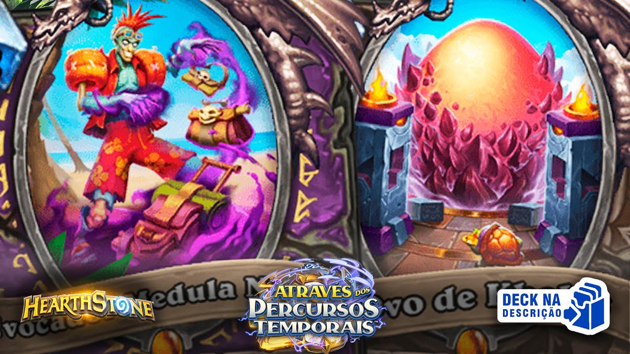 Bruxo Ovo Medula Negra 🥚 Chocando até Evocar o Khelos 🥚 Deck na Descrição - Hearthstone