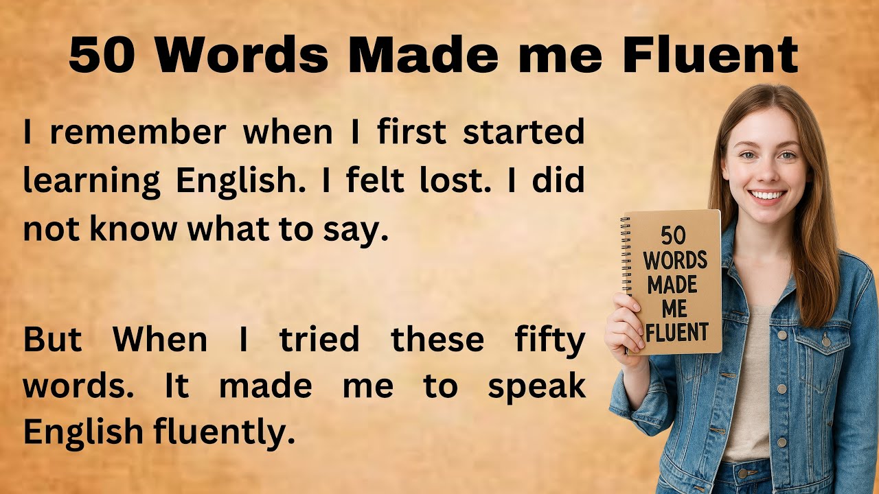 If You Know These 50 Words You Can Speak Fluently || How 50 Words Made Me Fluent