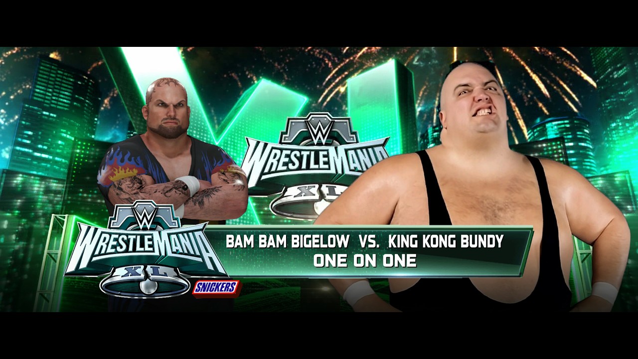 Bam Bam Bigelow vs King Kong Bundy   Wrestlevania