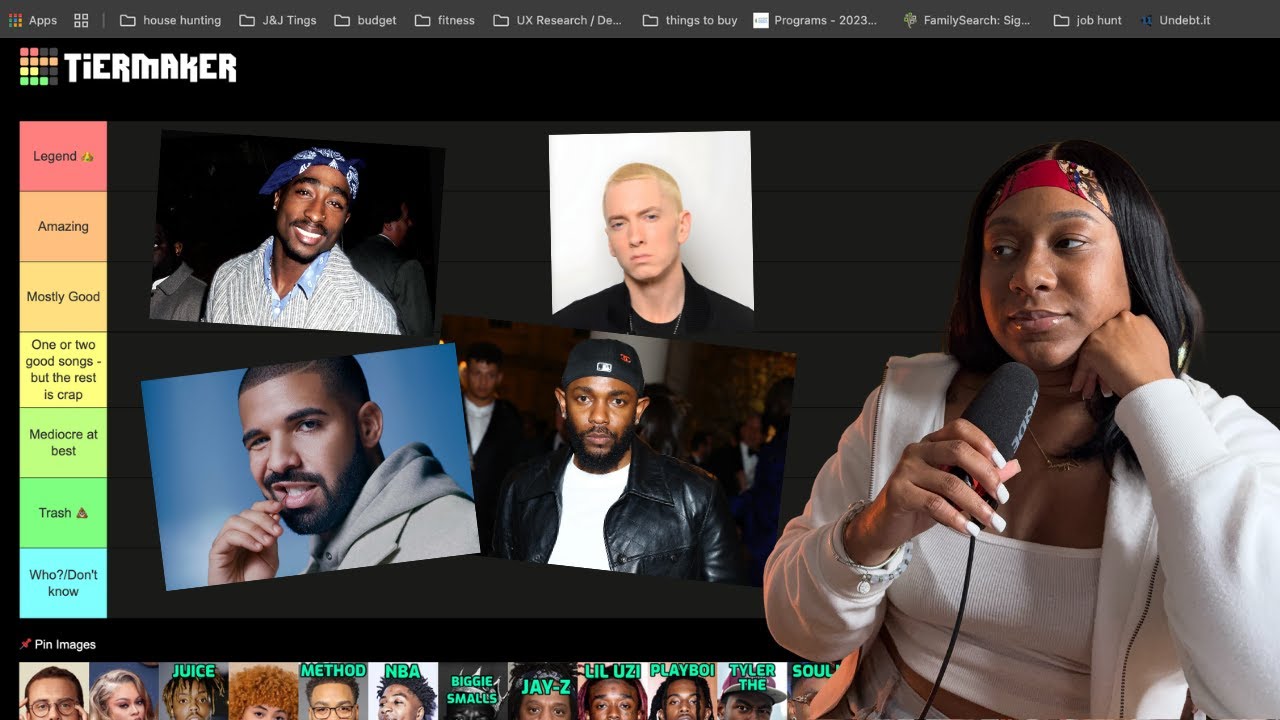 The Best Rappers Tier List