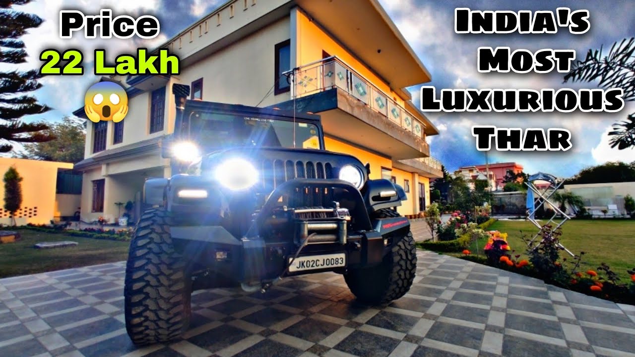 India's Most Luxurious Thar😍Thar 700🔥