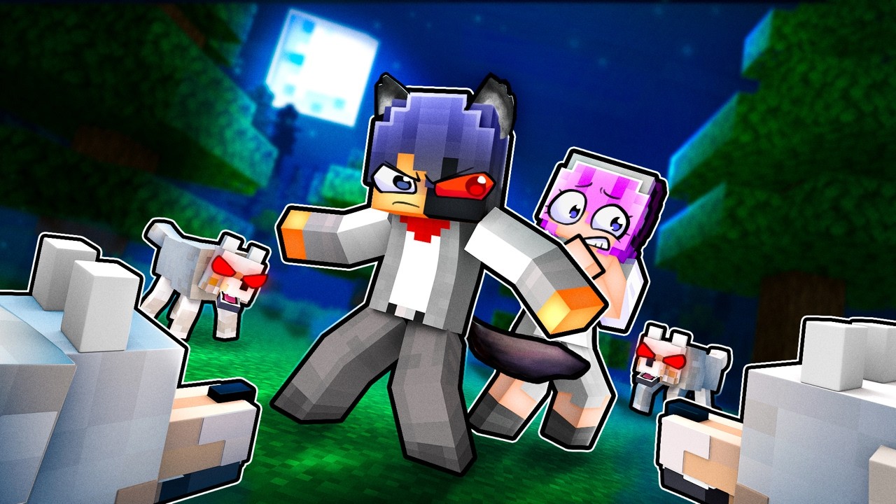 PROTECTING the HERD as a WOLF in Minecraft!