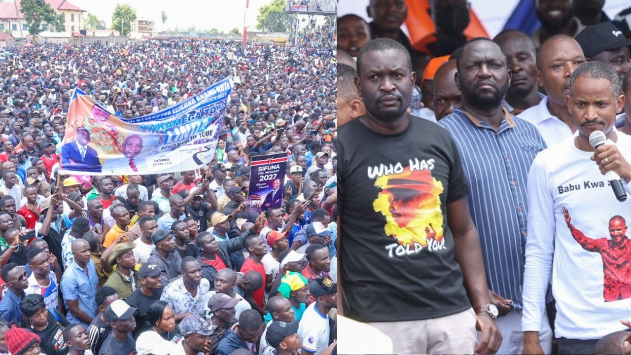 Kakamega was FIRE! TEARGAS? NO PROBLEM! Highlights of Sifuna's UNSTOPPABLE rally in Kakamega