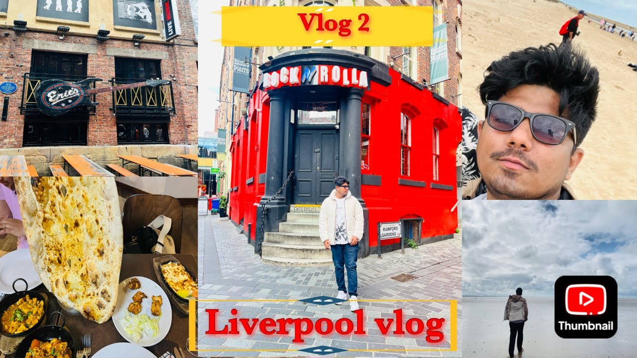 Liverpool vlog 2 | Crosby beach and Dinner at Akbar’s 🤤 | Vlog 2