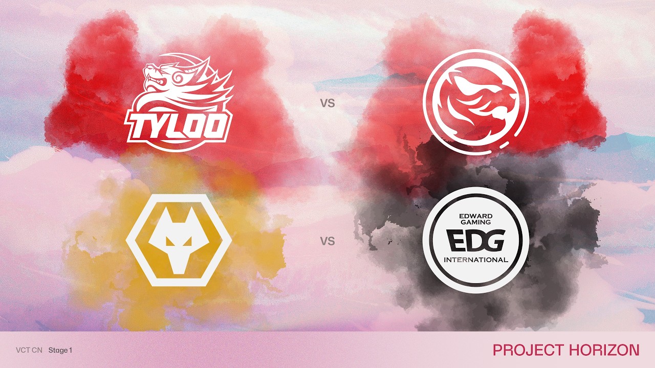 TYL vs TEC | WOL vs EDG | VCT CN Stage 1 Group Stage | Project Horizon | Community English Costream