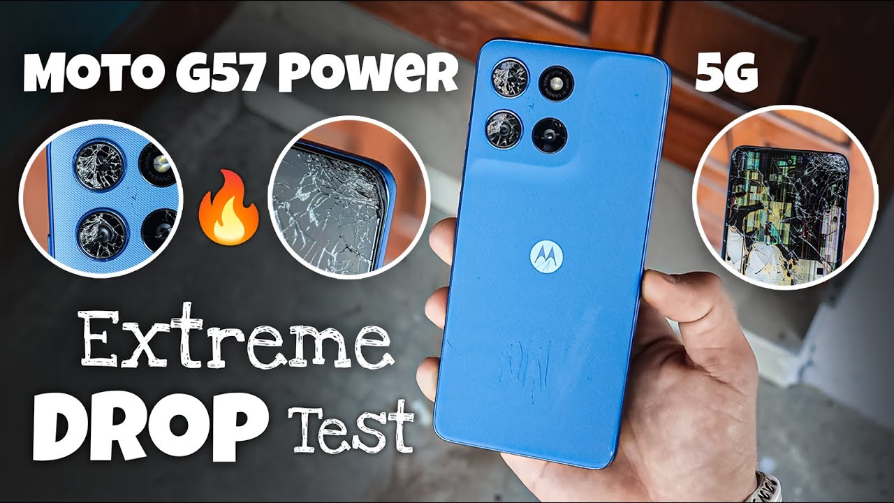 Moto G57 Power 5G Extreme Drop Test 🔥 | Durability Test & Damage Review
