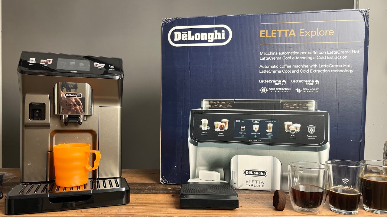 How to Setup the Delonghi Eletta Explore Superautomatic Coffee Machine (live)