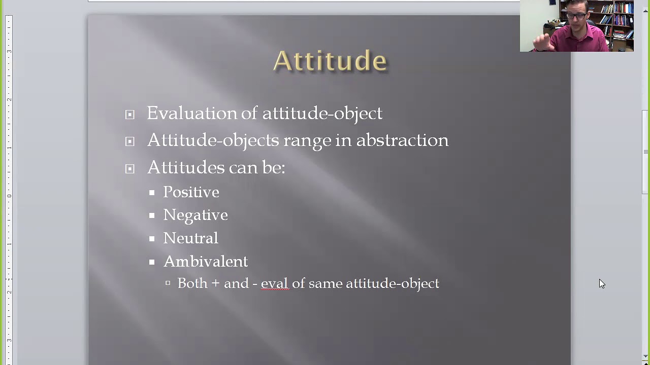 Attitudes and Attitude Strength