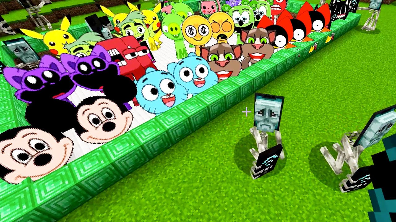 New Sprunki OC Addon in Minecraft PE Bedrock, FUN ADVENTURE, GMOD MAP! Ep.132