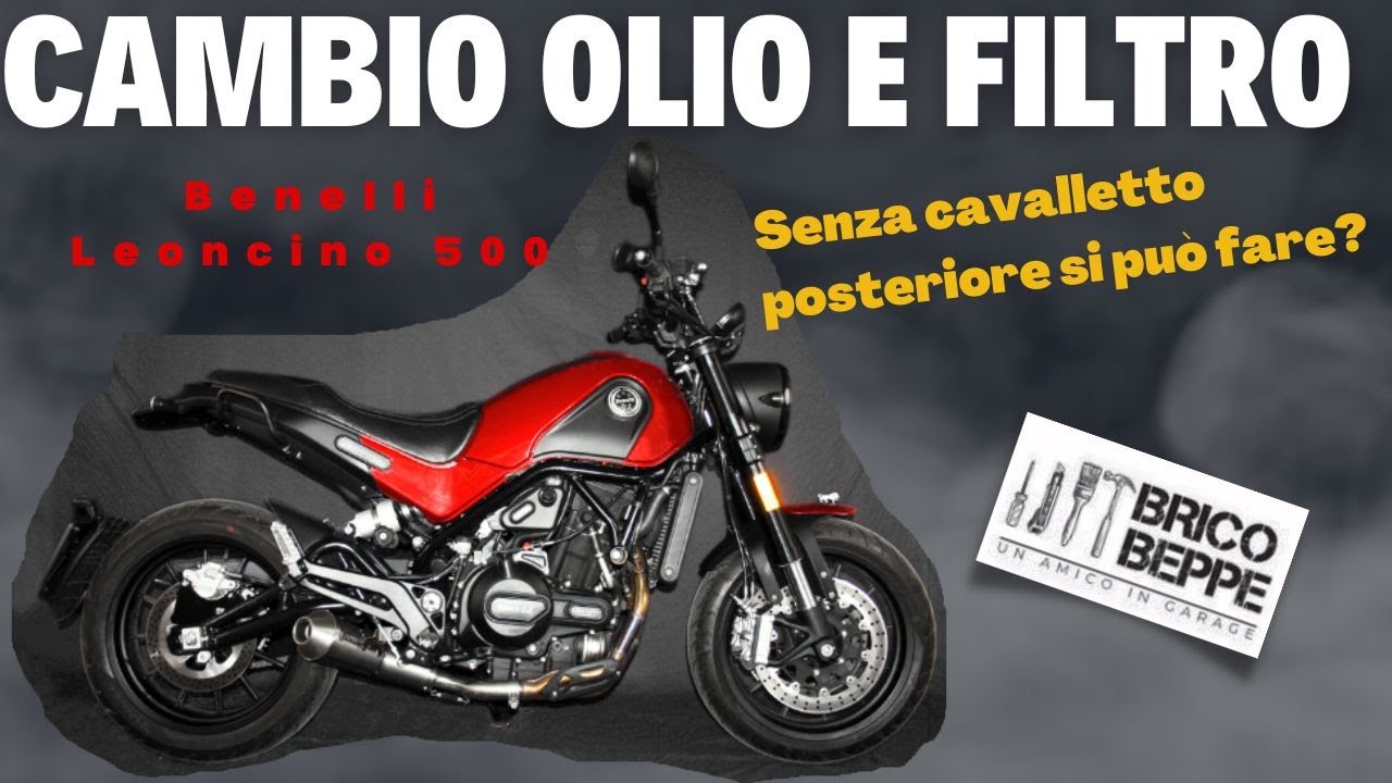 Cambio olio e filtro Benelli Leoncino- Fai da te