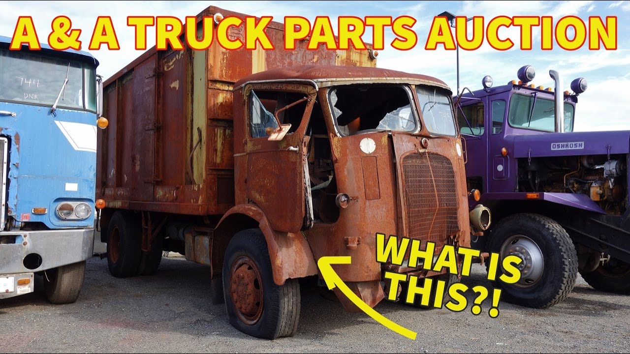 Редкий таинственный грузовик на аукционе — запчасти для грузовиков A&A