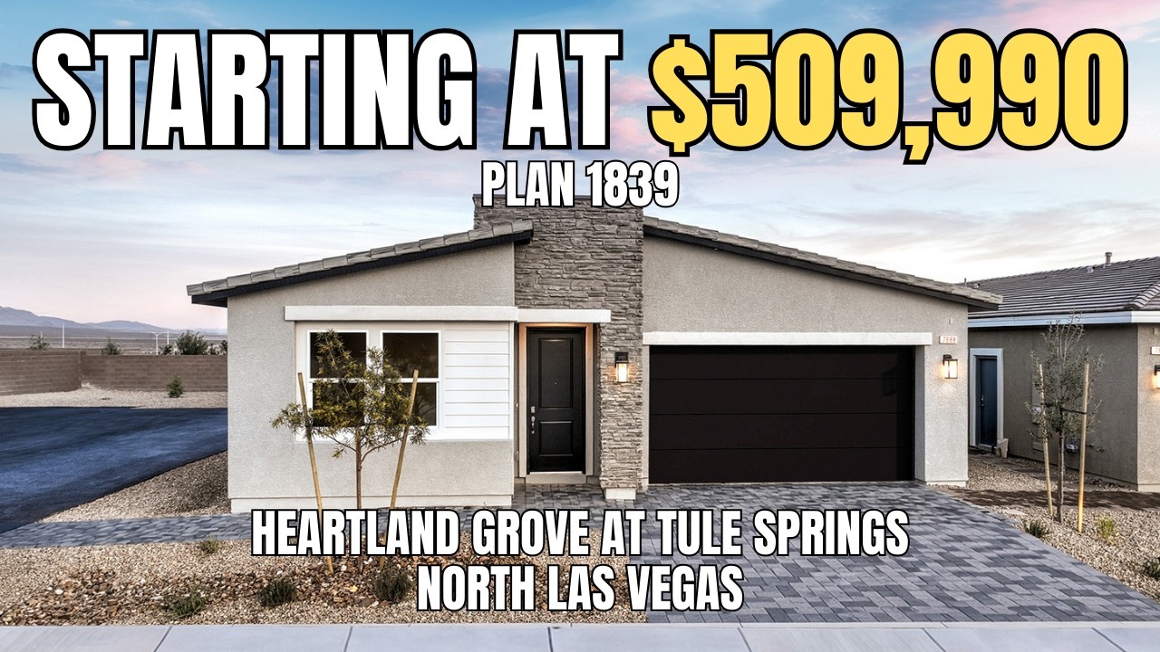 1839 Floor Plan Tour | Heartland Grove at Tule Springs | D.R. Horton | North Las Vegas
