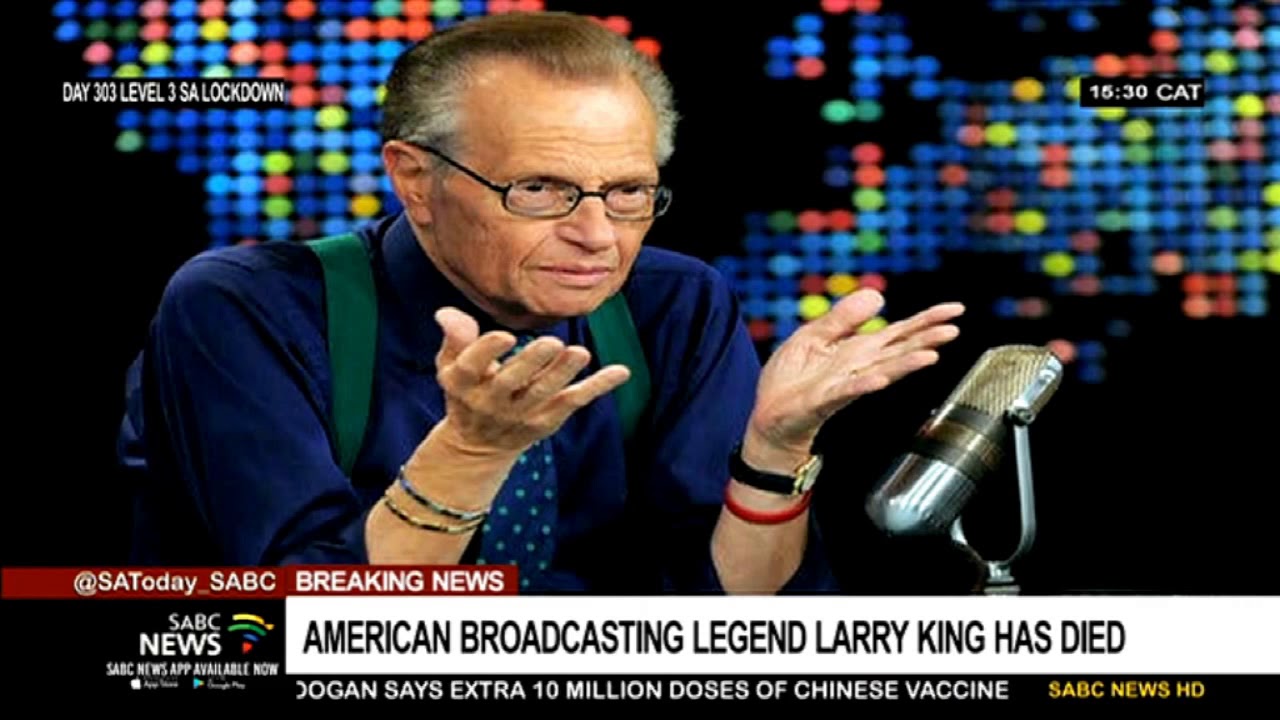 American broadcasting legend Larry King has passed on