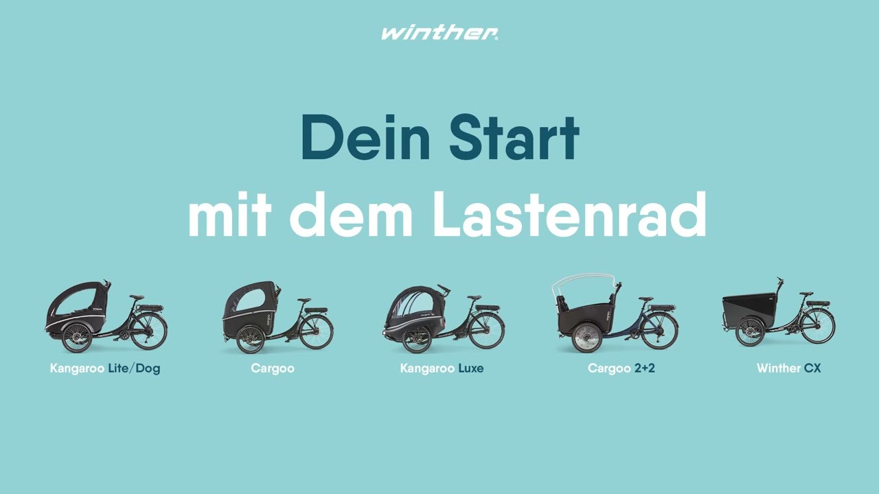Bafang M410 Mittelmotor (DE), Dein Start mit dem Lastenrad,  Winther Kangaroo Bike
