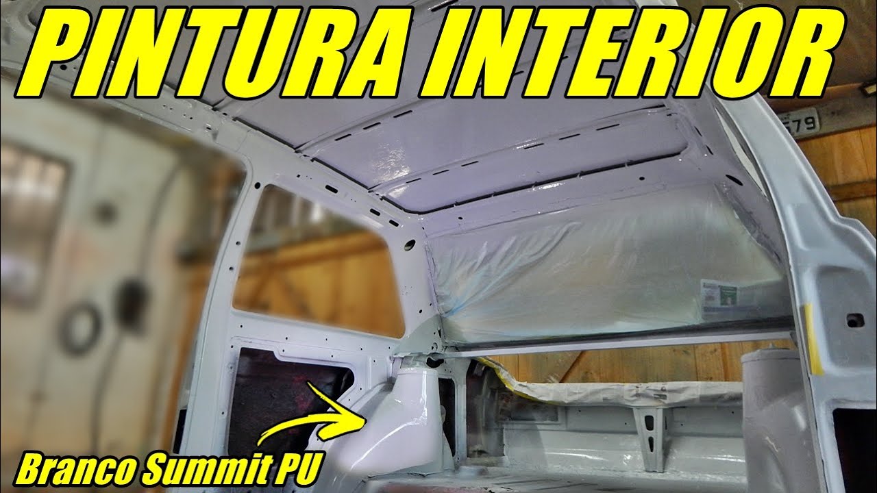 PINTEI O INTERIOR DO VOYAGE GLS DE BRANCO