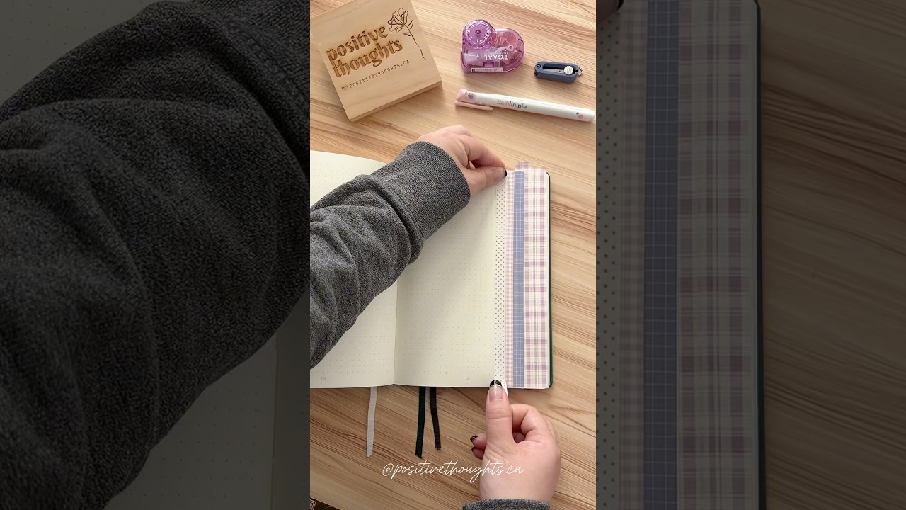 Aesthetic waterfall tabs tutorial for your bullet journal! #bulletjournalling #bujoinspiration #fyp