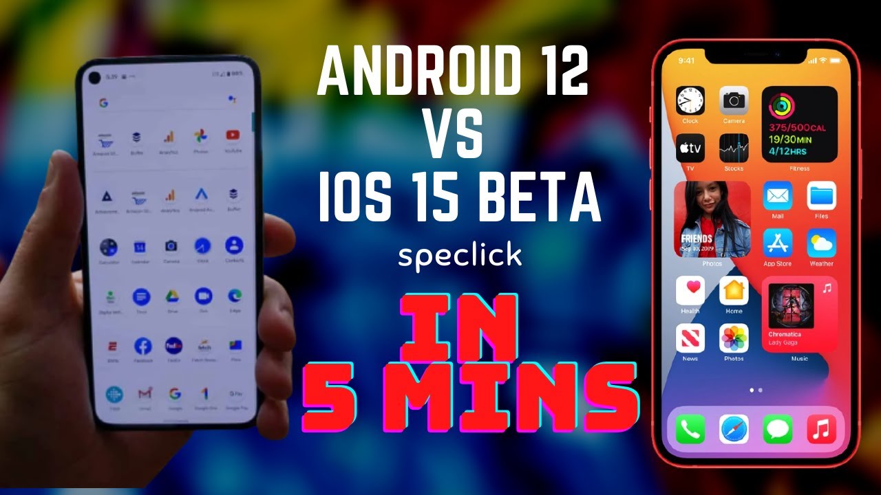 Android 12 vs iOS 15