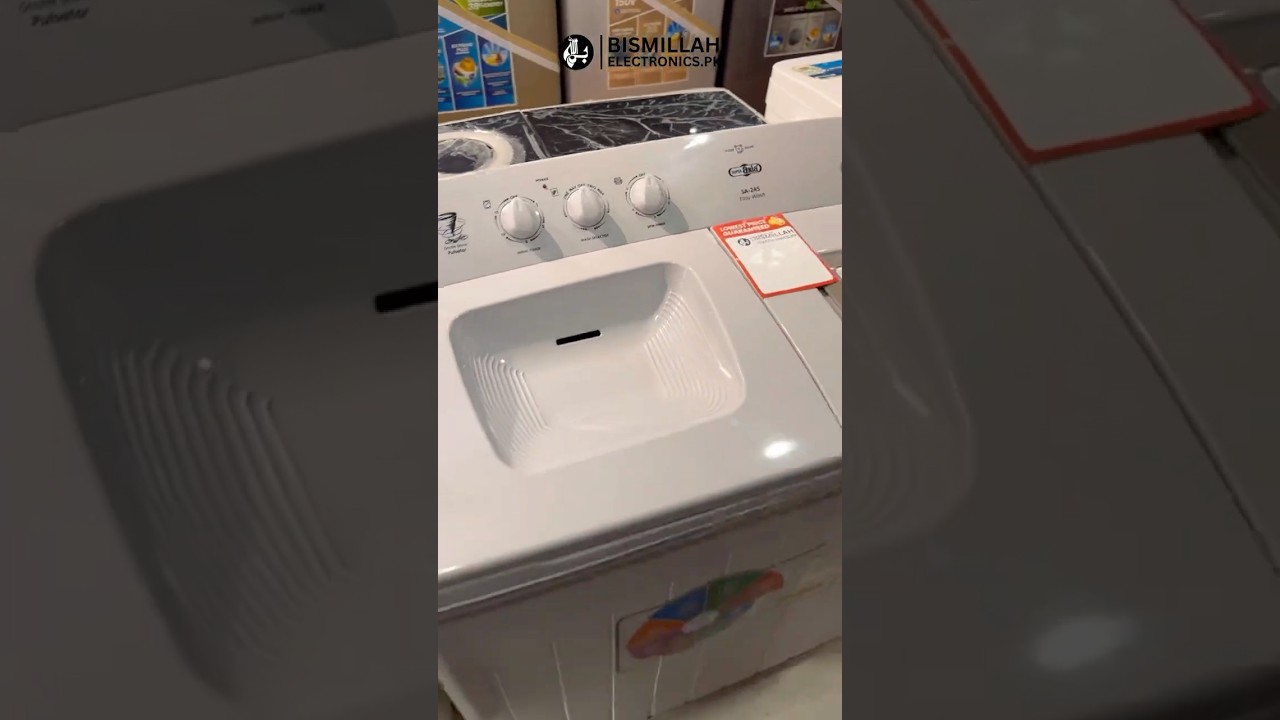 Super Asia Washing Machine SA-245 | Powerful & Budget-Friendly Laundry Solution 🧺⚡