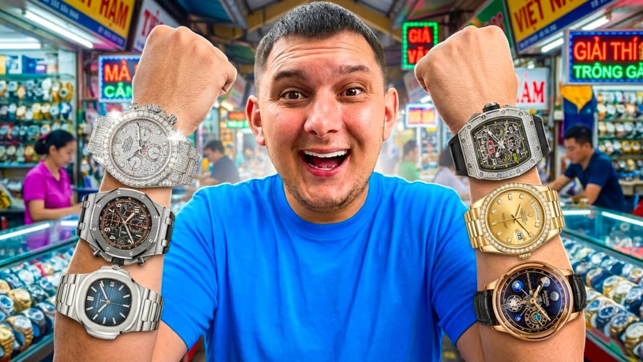 Shopping Spree For Luxury Fake Watches In Vietnam…