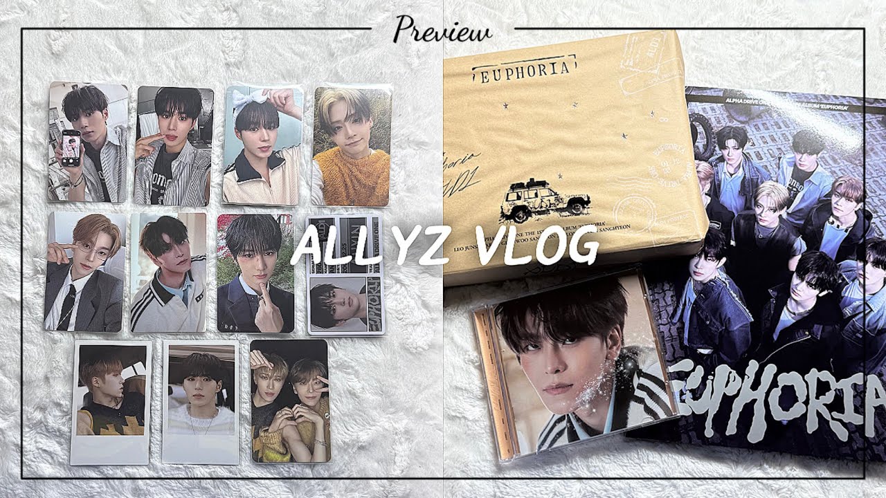 [ ALLYZ V-LOG ] 간단한 앨범깡..♡ | 알파드라이브원 | 앨리즈 | 상콤단 | 앨범깡