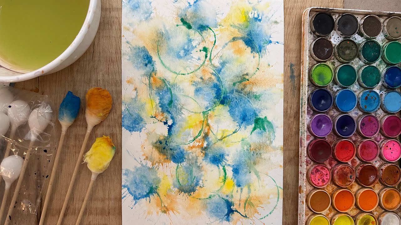 Open Studio Livestream No 54 Little Painting Big Splats