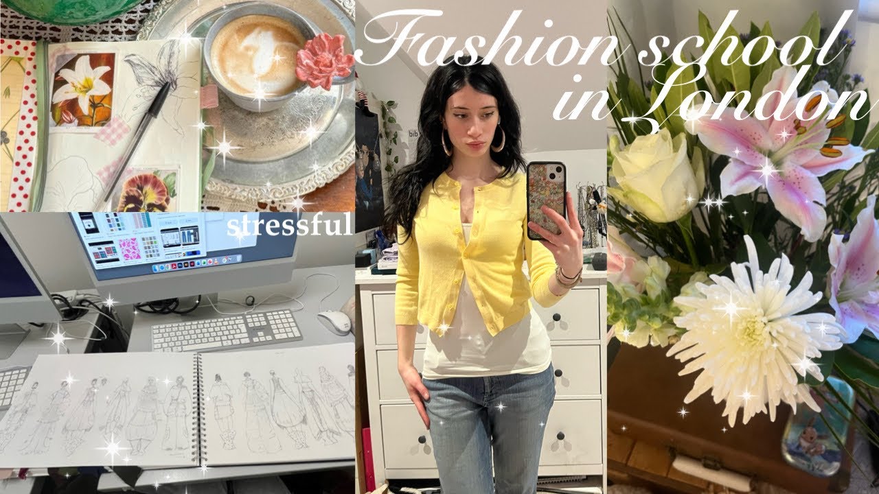 life as a fashion student in London ⋆˚꩜｡ || finals week
