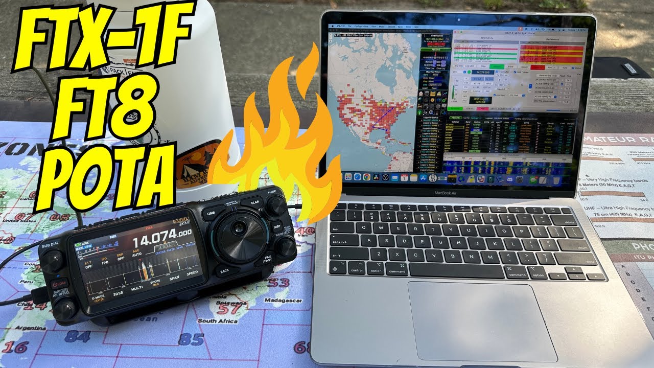 FTX-1F WSJT-X FT8 POTA Activation!  Boy This Radio Gets Hot!!
