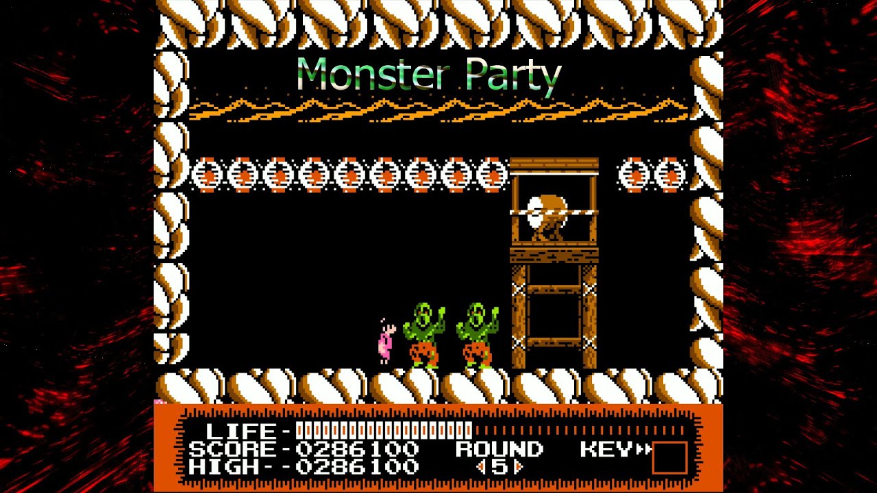 The Bosses of Monster Party (NES)