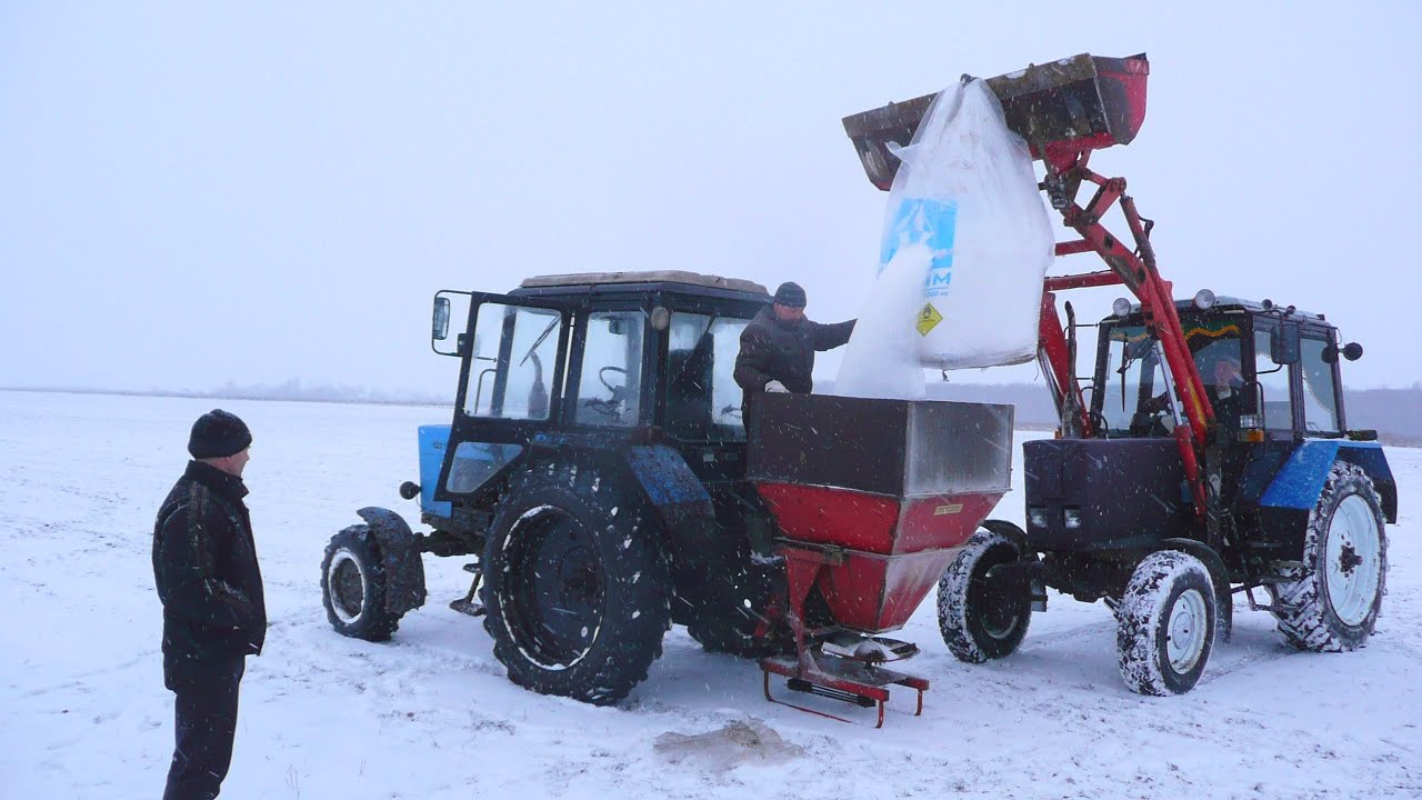 Замена ТО-30 на трактор личный МТЗ-82 с ПКУ-0.8 на разбрасывание удобрений.